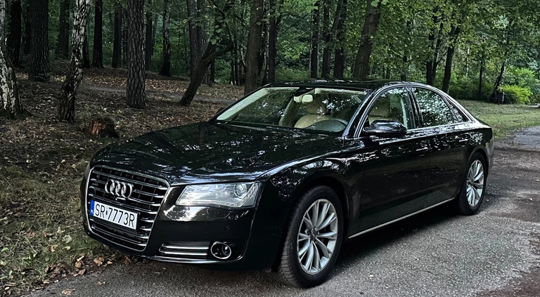 Audi A8 cena 74900 przebieg: 299000, rok produkcji 2012 z Rybnik małe 106